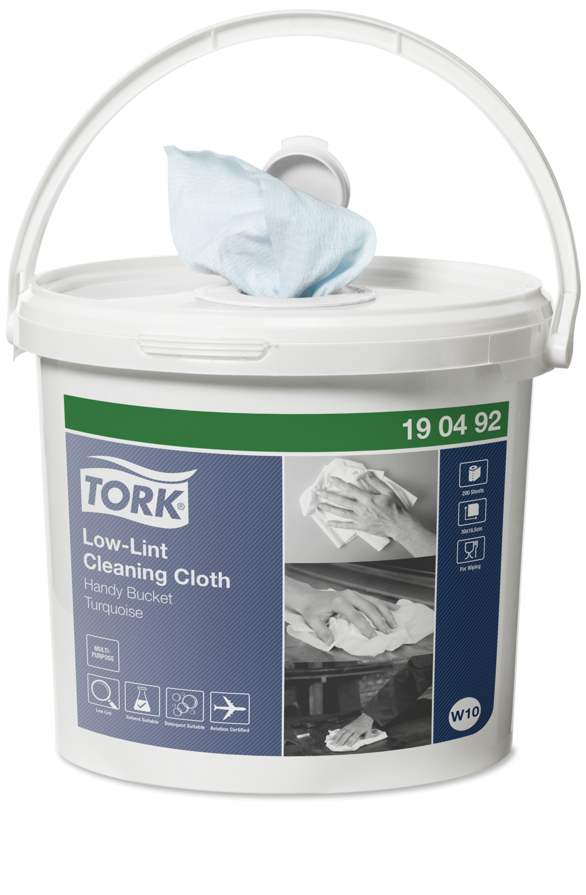 TORK Low-Lint Cleaning Hady Bucket W10 4 Tarros