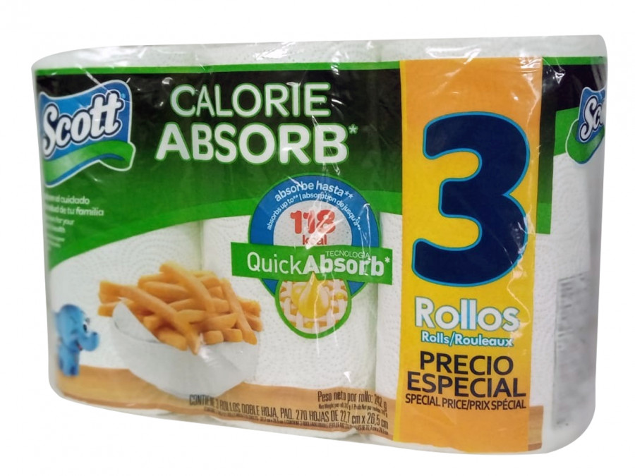 Toa Scott Calorie Absorb 90 hojas C12 (0274)