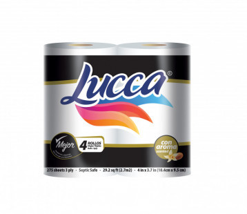 Pap hig Lucca 12x4 Dorado Negro HTriple