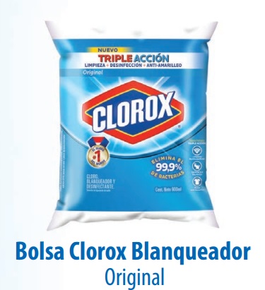 Clorox  Bolsa 900 ML C12 (3104)