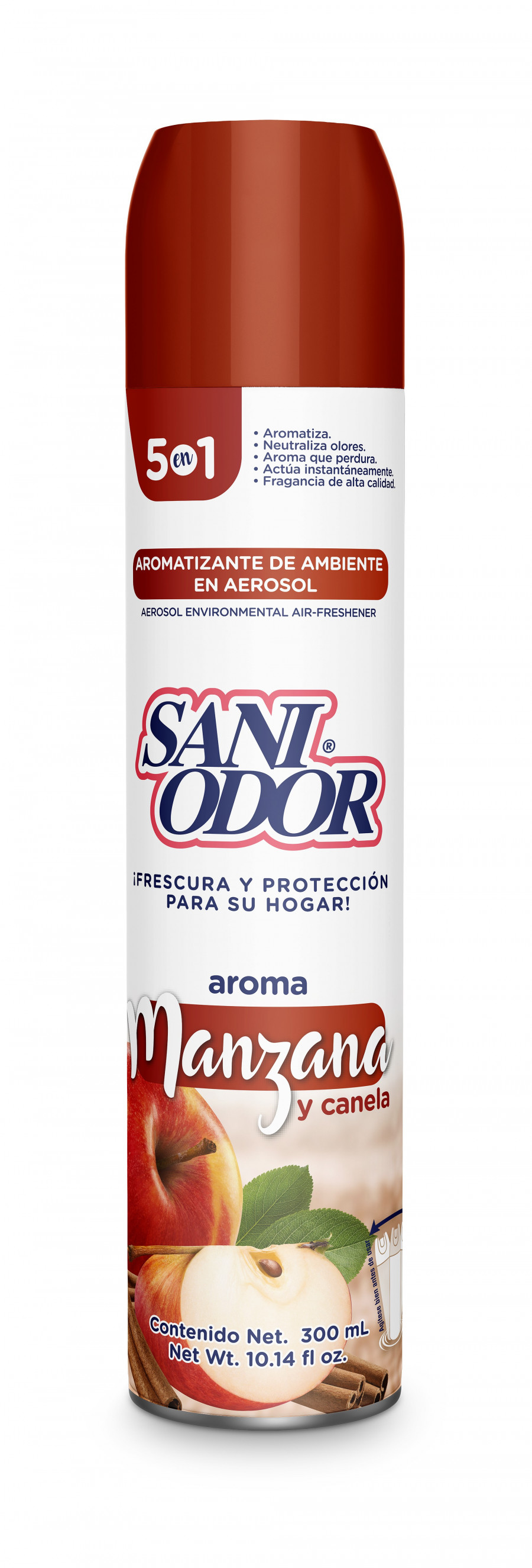 Ambiental aer 300ml Sani Odor Manz-canela C12#6128