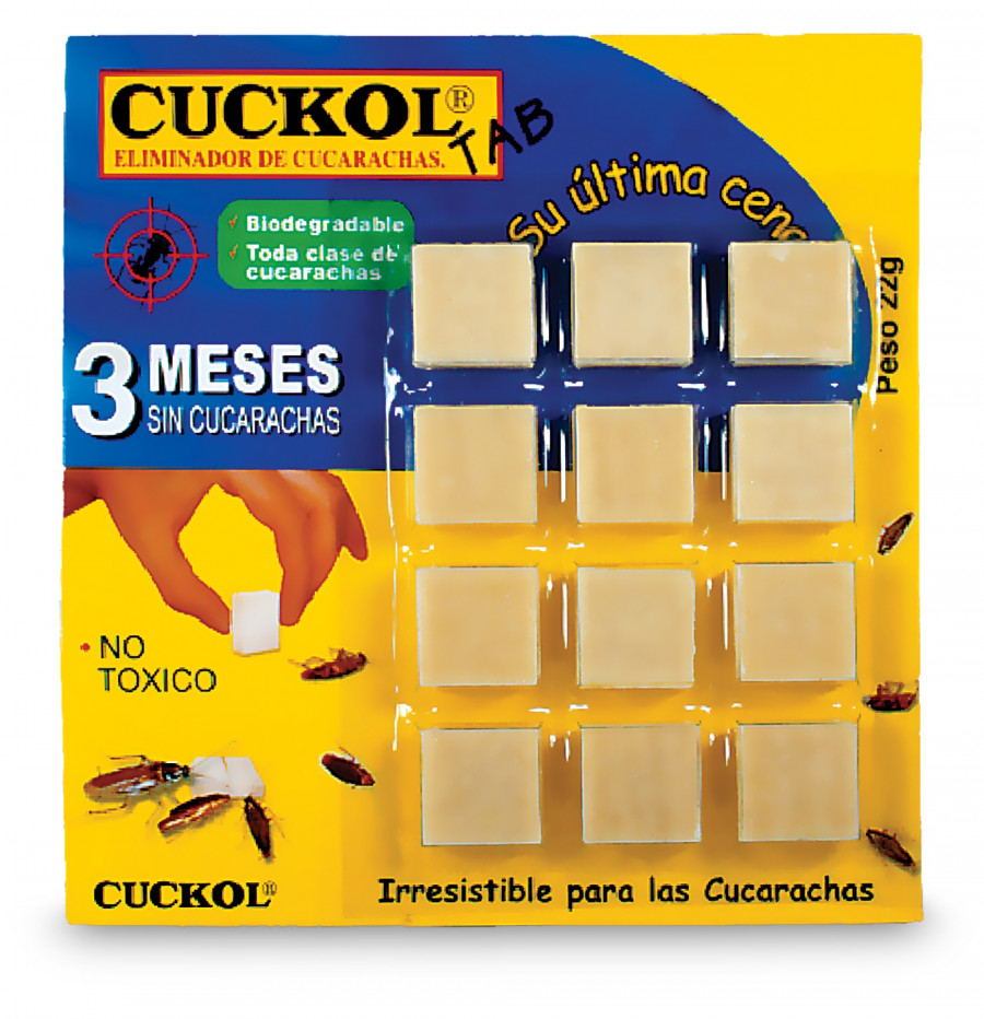 Cuckol Tableta Elimador de Cucarach 22Gr C72 #0147