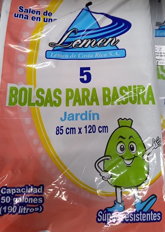 Bolsa Bas LEMEN Sup Res Jardin 5Un B25 (85X120cm)