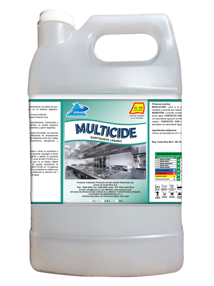 Multicide Sanitizador Gln